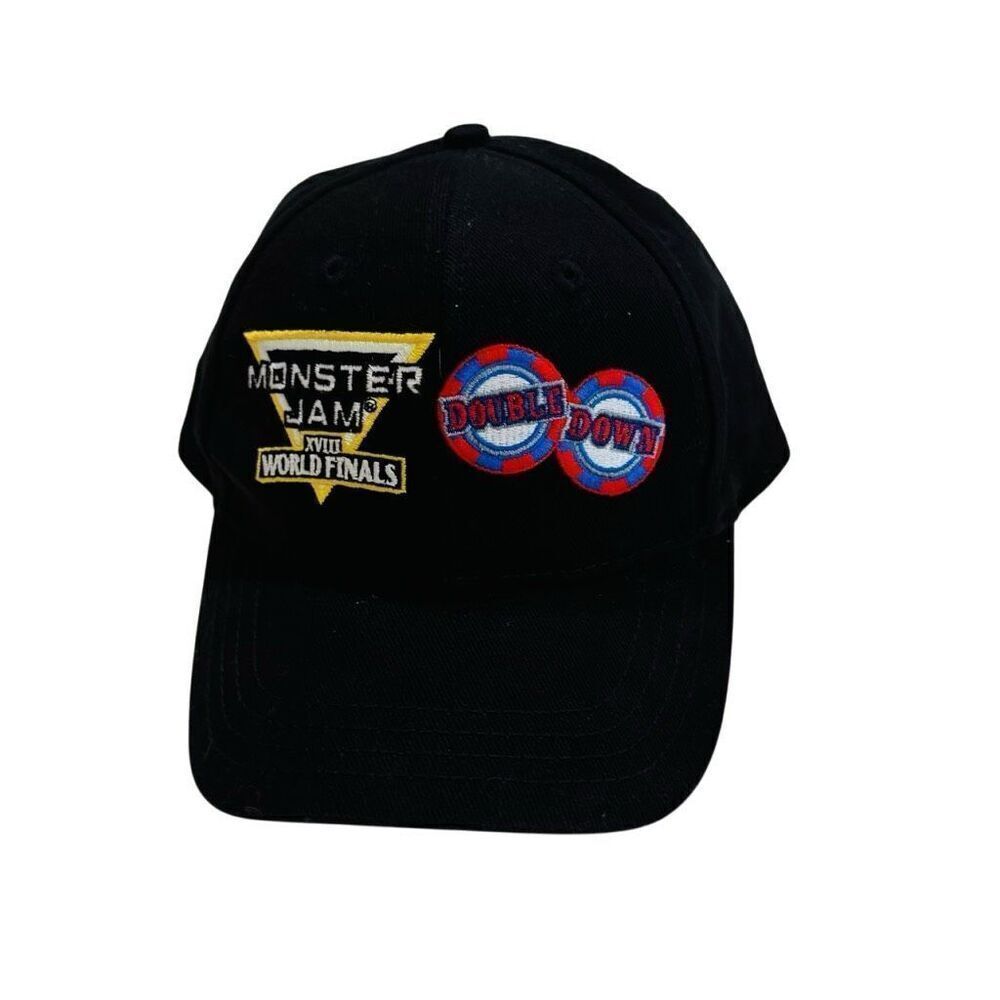 Monster Jam Hat XVIII World Finals Double Down Adjust Vintage Baseball Cap